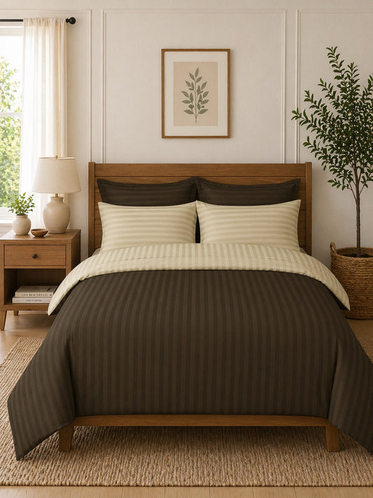Luxury Organic Cotton Stripe Bedding