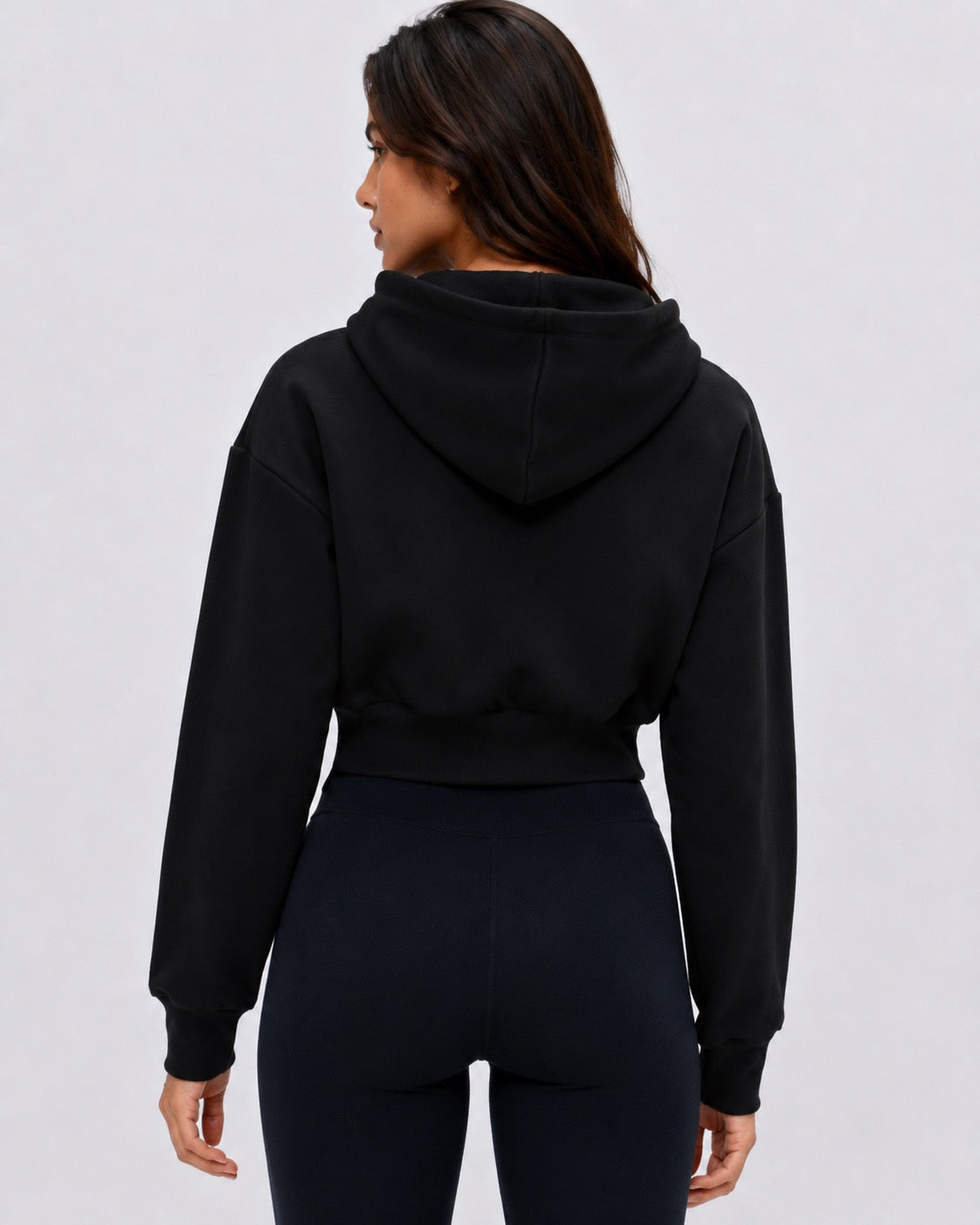 Luxe Cropped Hoodie