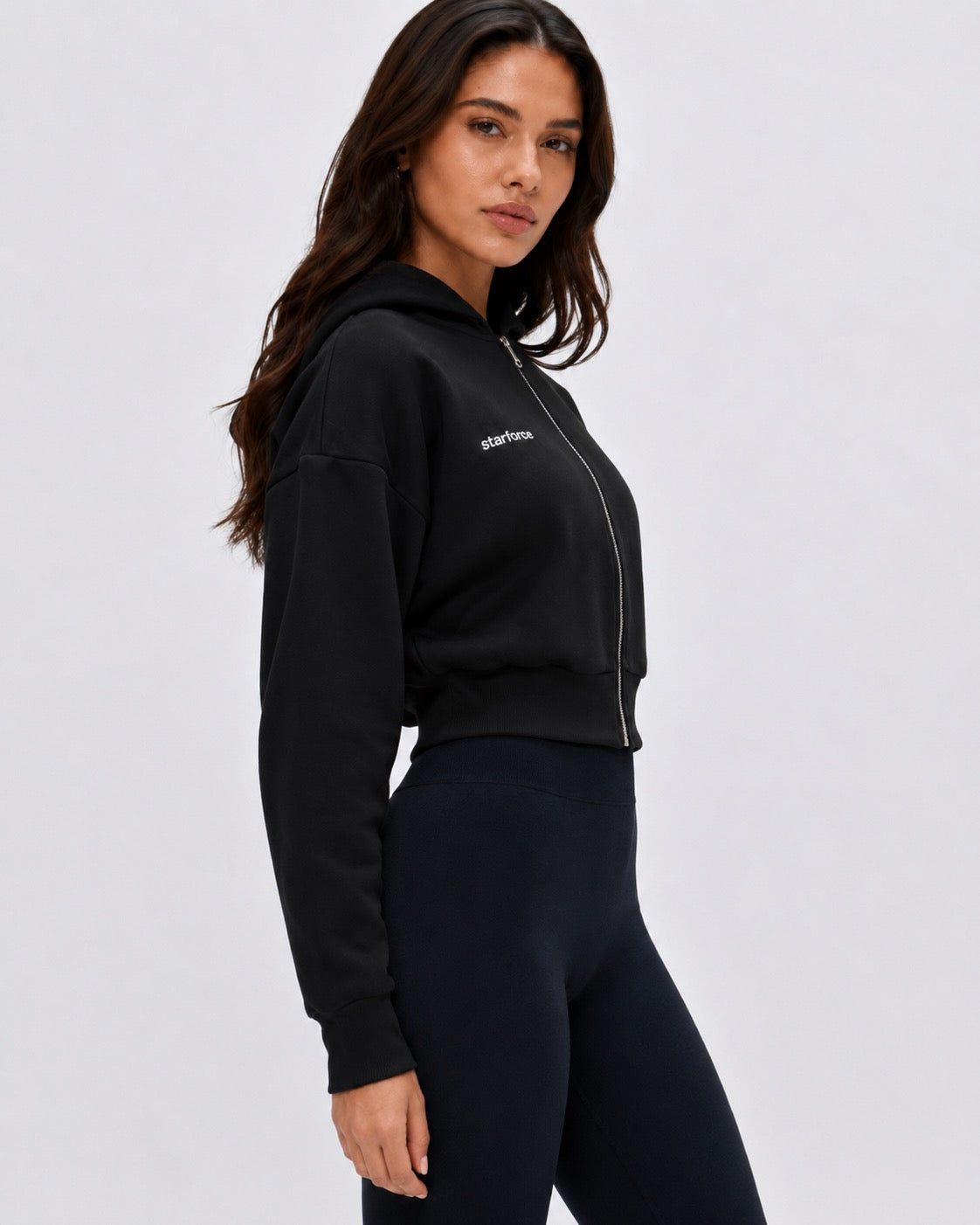 Luxe Cropped Hoodie