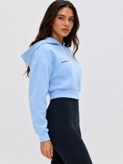 Luxe Cropped Hoodie