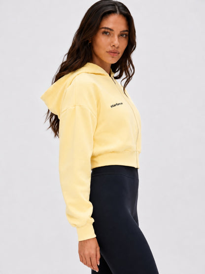 Luxe Cropped Hoodie