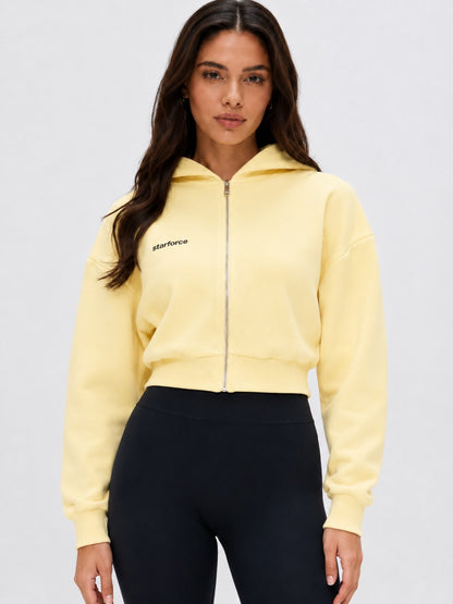 Luxe Cropped Hoodie