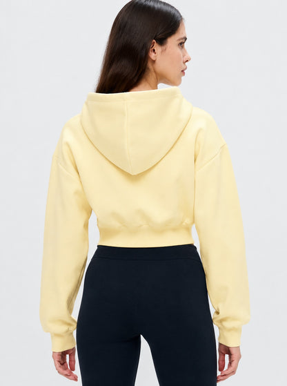 Luxe Cropped Hoodie