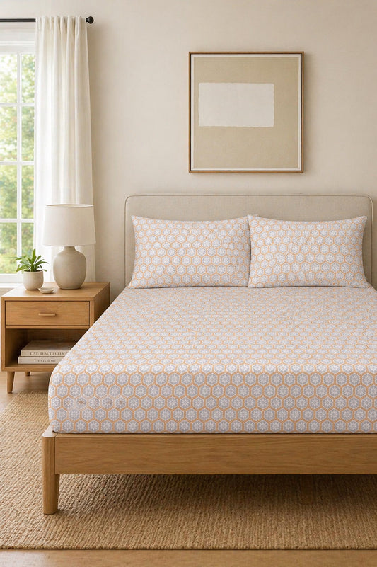 Organic cotton fitted sheet set – soft, breathable & perfect fit