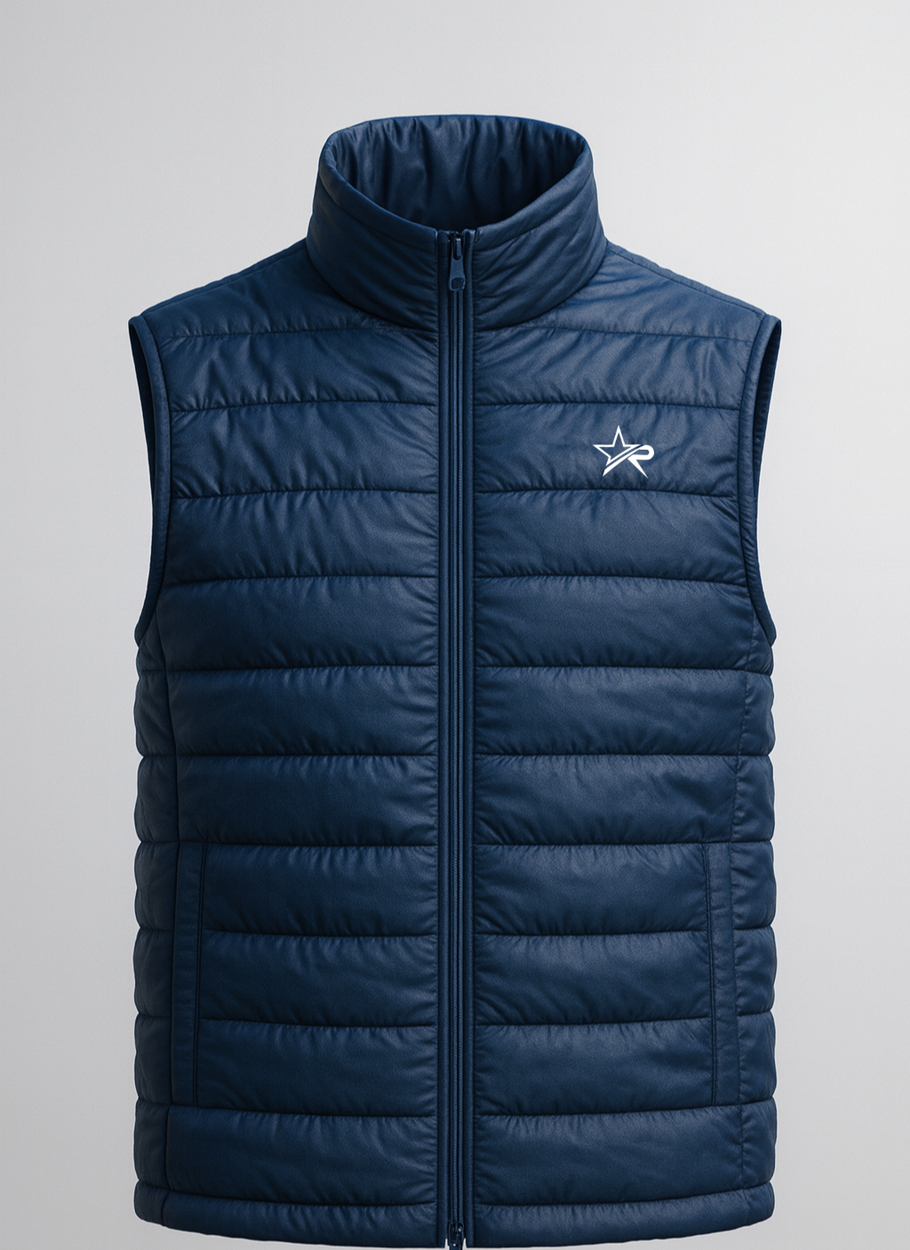 Women Puffer Vest - Navy Blue