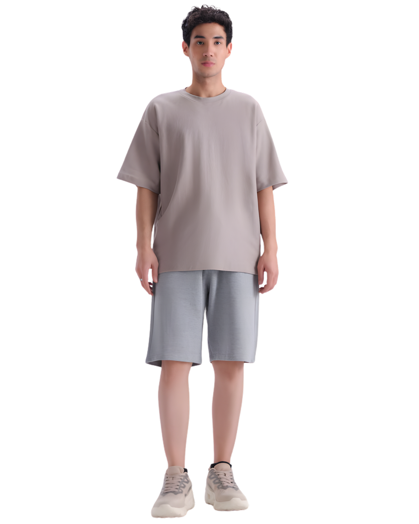 Textured cotton t-shirt