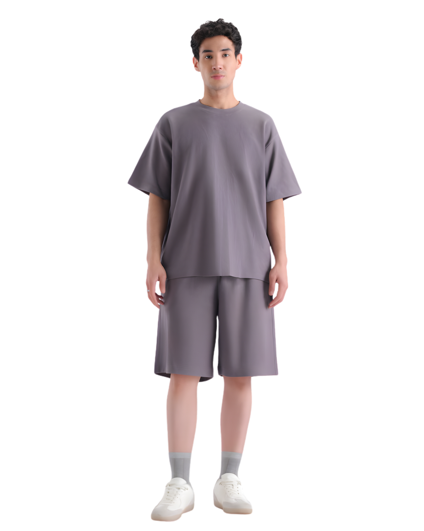Textured Cotton T-Shirt