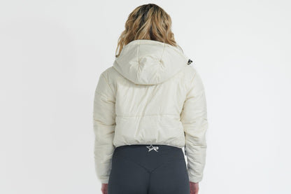 Women Puffer Jacket - White